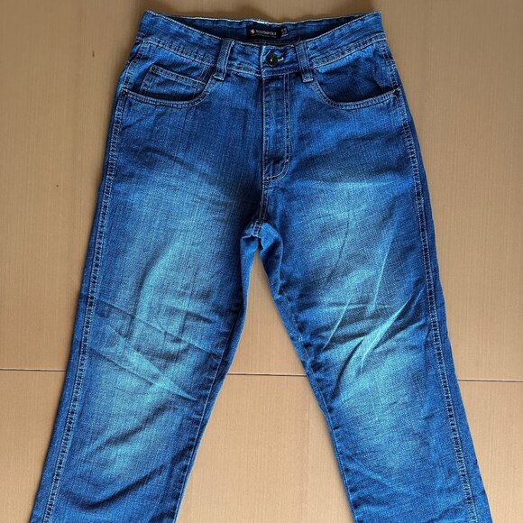 Southpole Jeans Mens 30x30* Blue Baggy Straight Hip Hop Urban Streetwear Denim - Picture 1 of 9